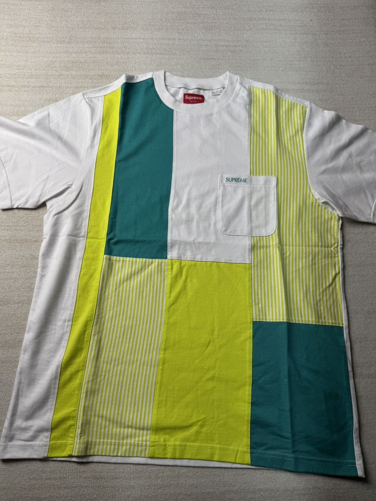 Supreme Color block tee Size US M / EU 48-50 / 2 - 1 Thumbnail