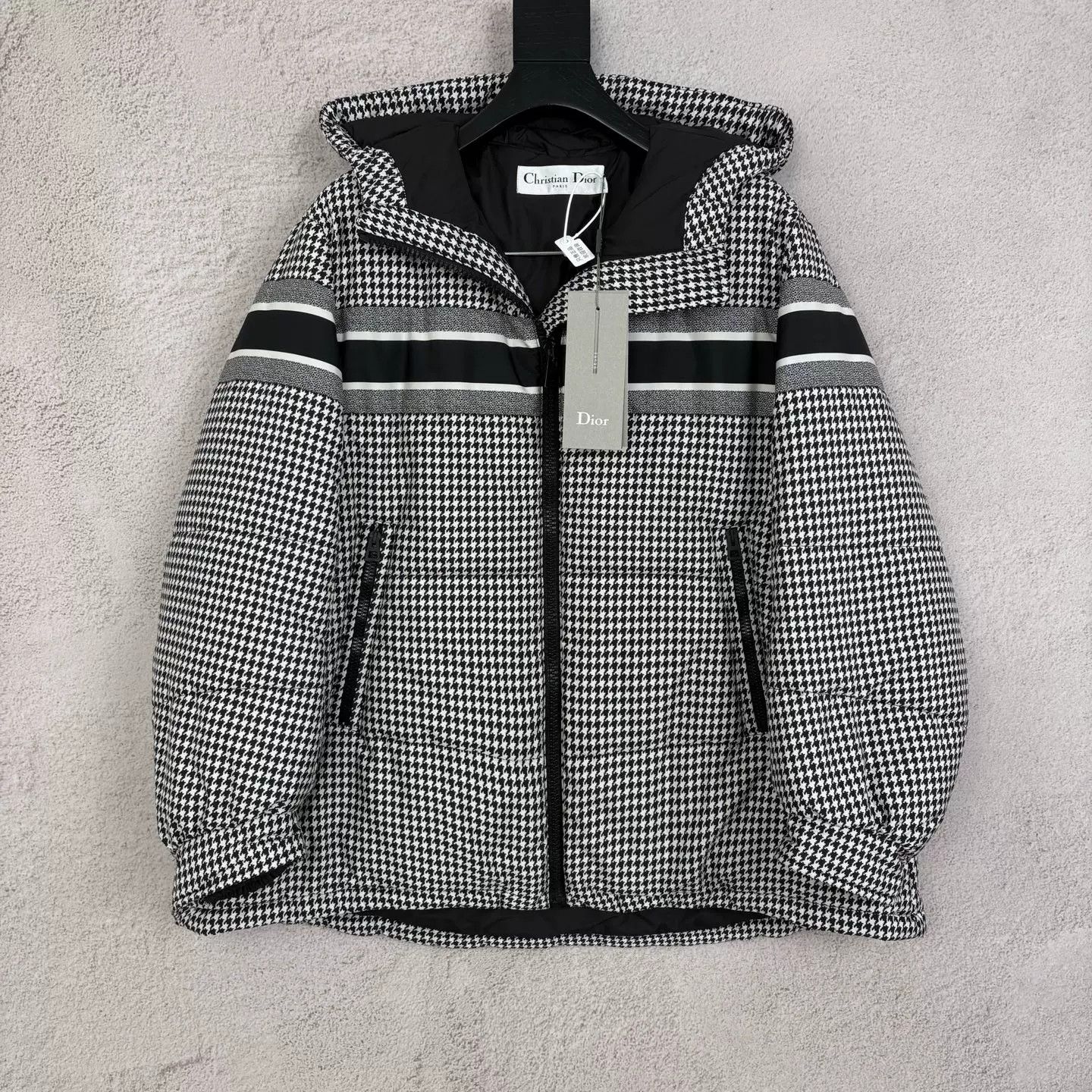 Dior DIOR Houndstooth Cotton Jacket Size US S / EU 44-46 / 1 - 1 Thumbnail