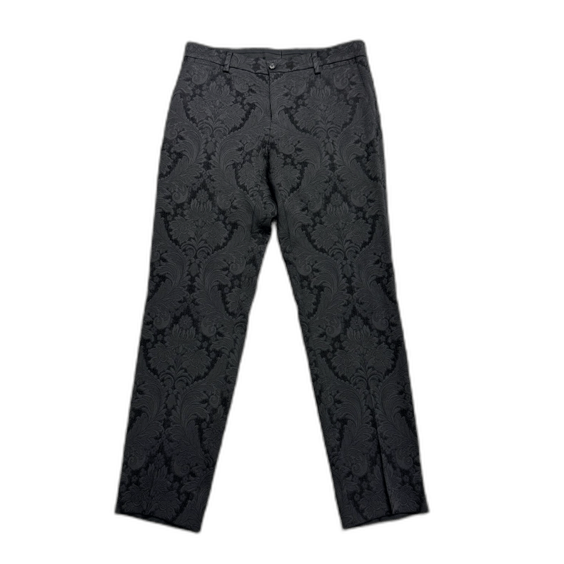 Dolce & Gabbana DG Floral Embroidered Casual Pants-yf Size US 44 / EU 60 - 1 Thumbnail