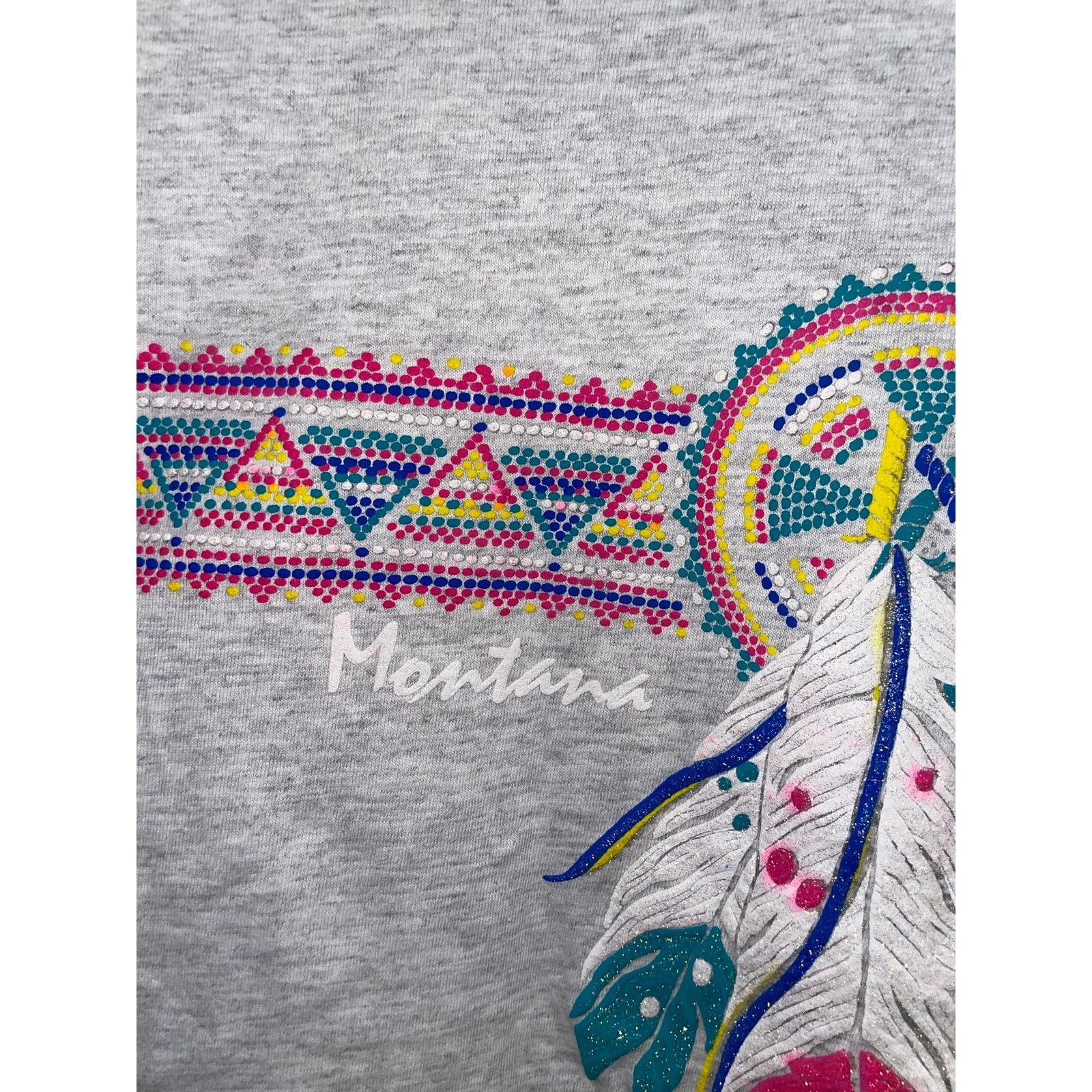 Vintage Vintage Montana Native American Shirt Drums Gray Tee VTG L Size US L / EU 52-54 / 3 - 3 Thumbnail