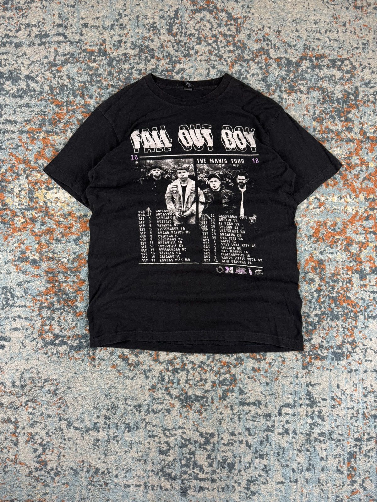 Band Tees × Vintage Vintage Fall Out Boy the mania tour 2018 graphic band tee Size US M / EU 48-50 / 2 - 1 Thumbnail