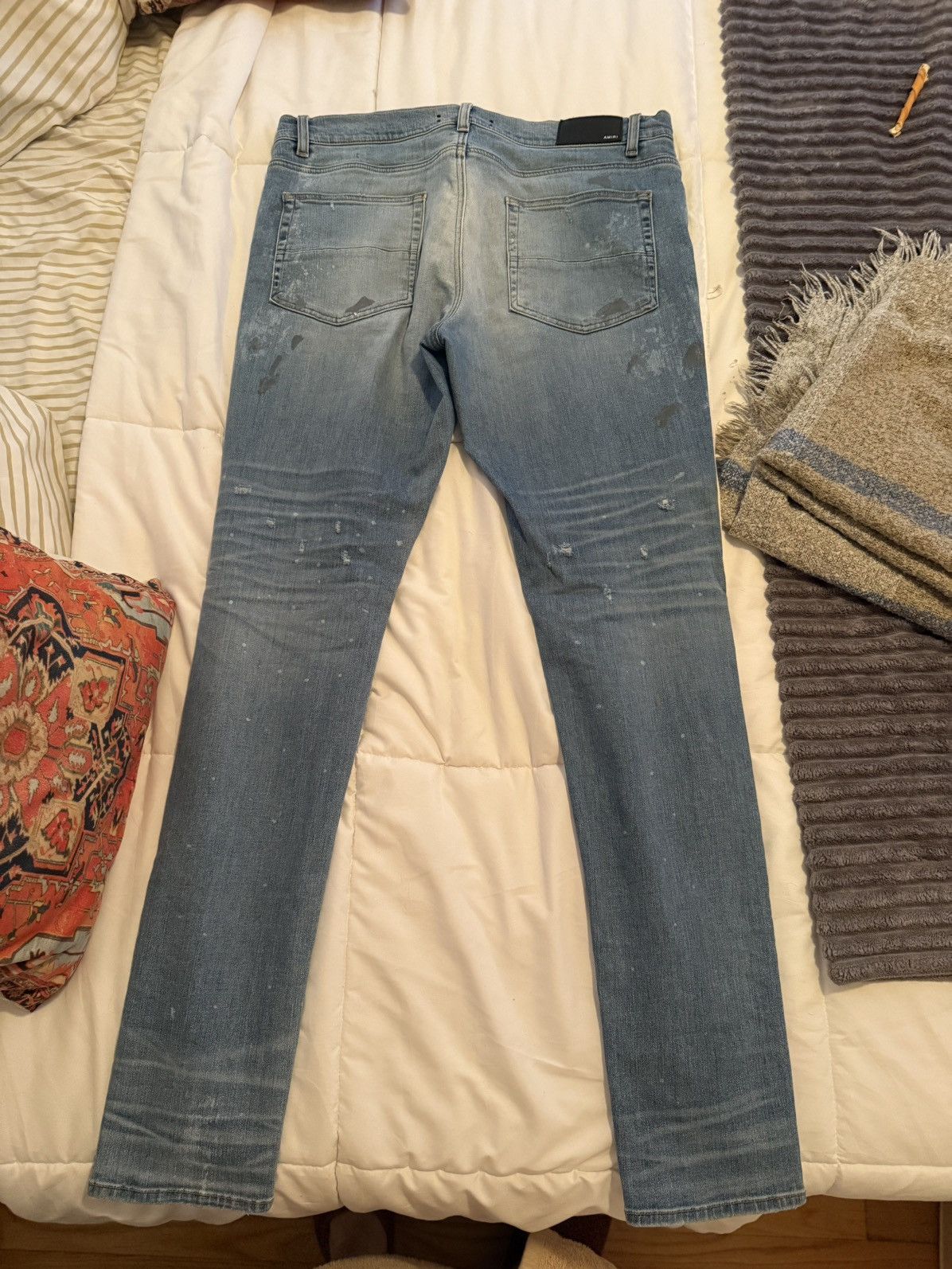 Amiri Amiri Rosebowl 'Artist Broken' Jeans Size US 38 / EU 54 - 2 Thumbnail
