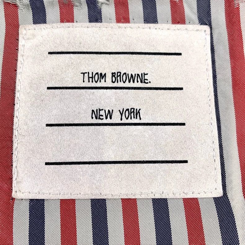 Thom Browne Dark gray wool lapel single-breasted suit 2503- is