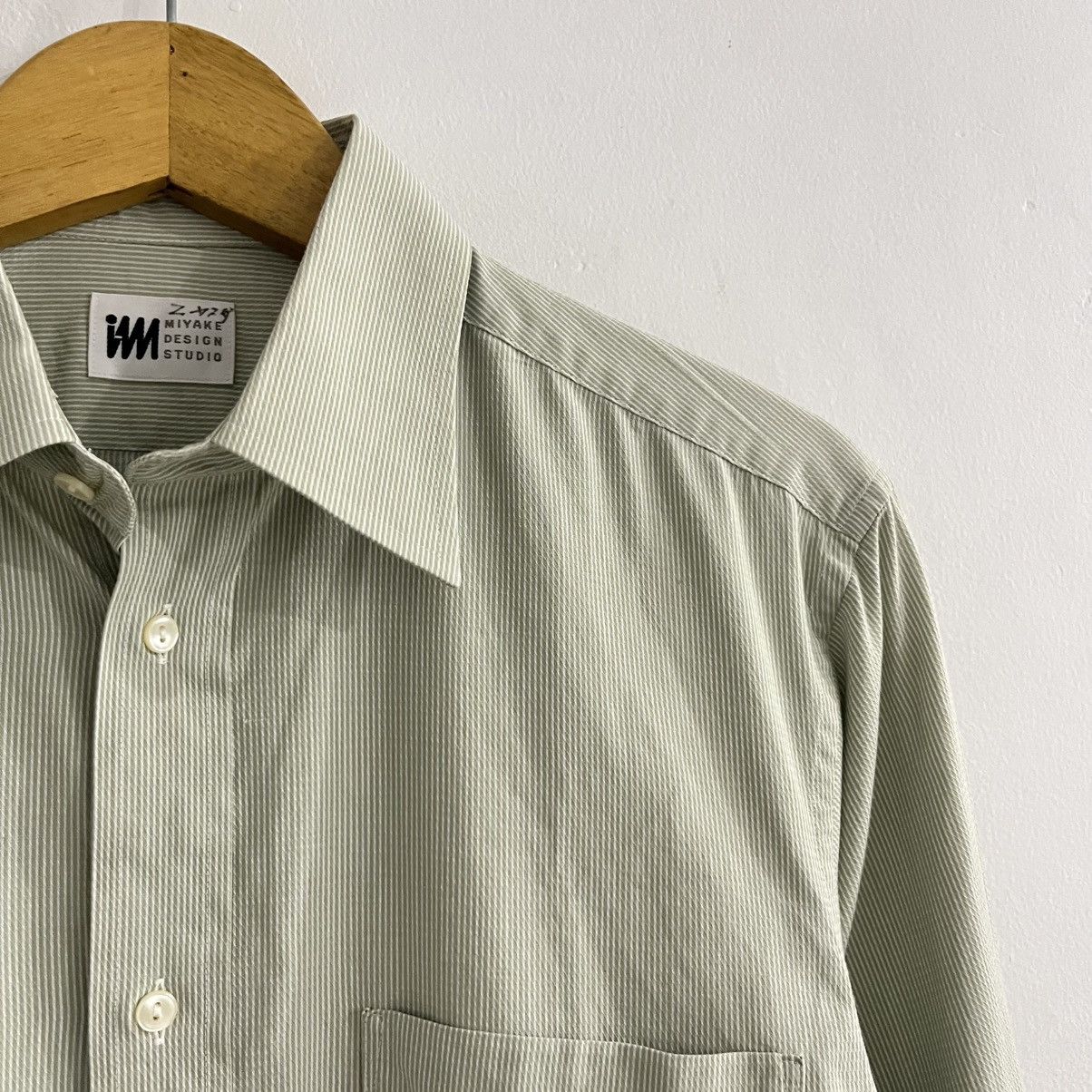 Issey Miyake Issey Miyake - Striped Longsleeve Button Up Size US L / EU 52-54 / 3 - 6 Thumbnail