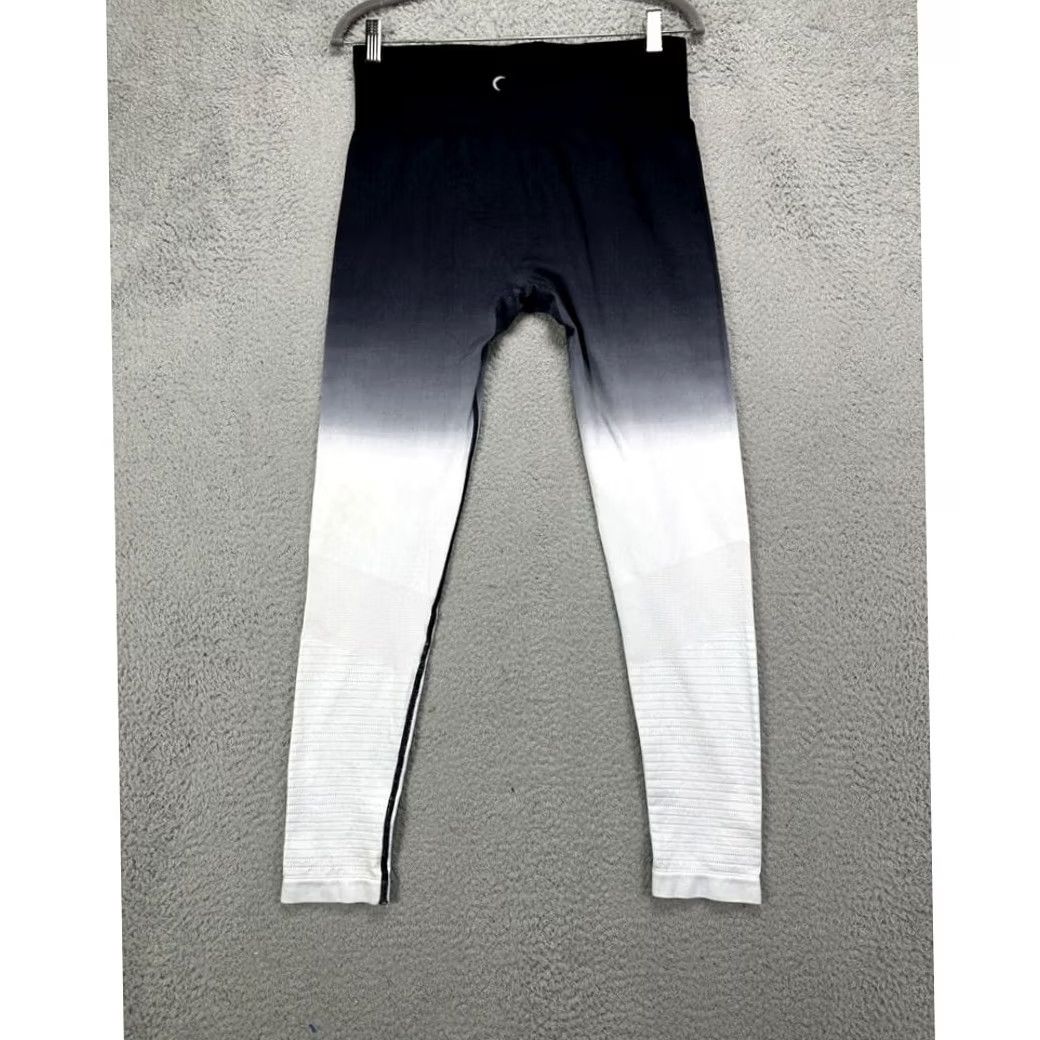 Vintage Zyia Active Crop Legging Yoga Athletic Pants Women Large Black Ombre Nylon Blend Size 36" / US 14 / IT 50 - 2 Thumbnail