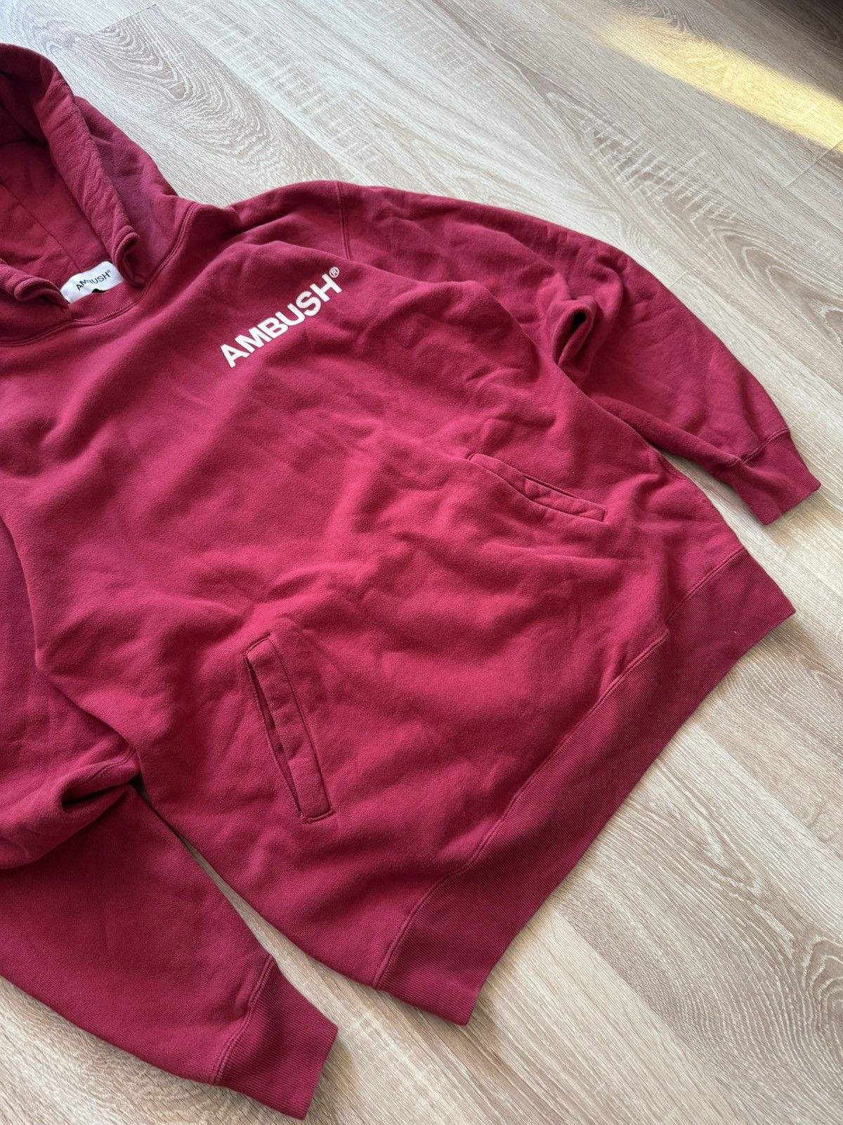 Ambush Design Ambush hoodie red/burgundy Size US M / EU 48-50 / 2 - 3 Thumbnail