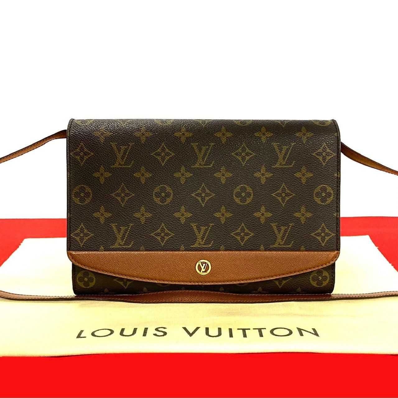 Louis Vuitton Louis Vuitton Shoulder Bag Brown Leather Size ONE SIZE - 1 Thumbnail