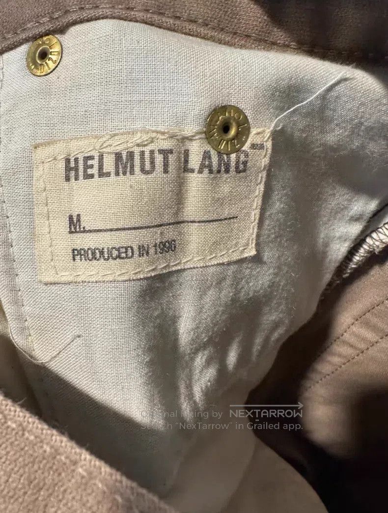 Helmut Lang Helmut Lang 1996 Body Issue Brown Denim Pants Size US 30 / EU 46 - 1 Thumbnail