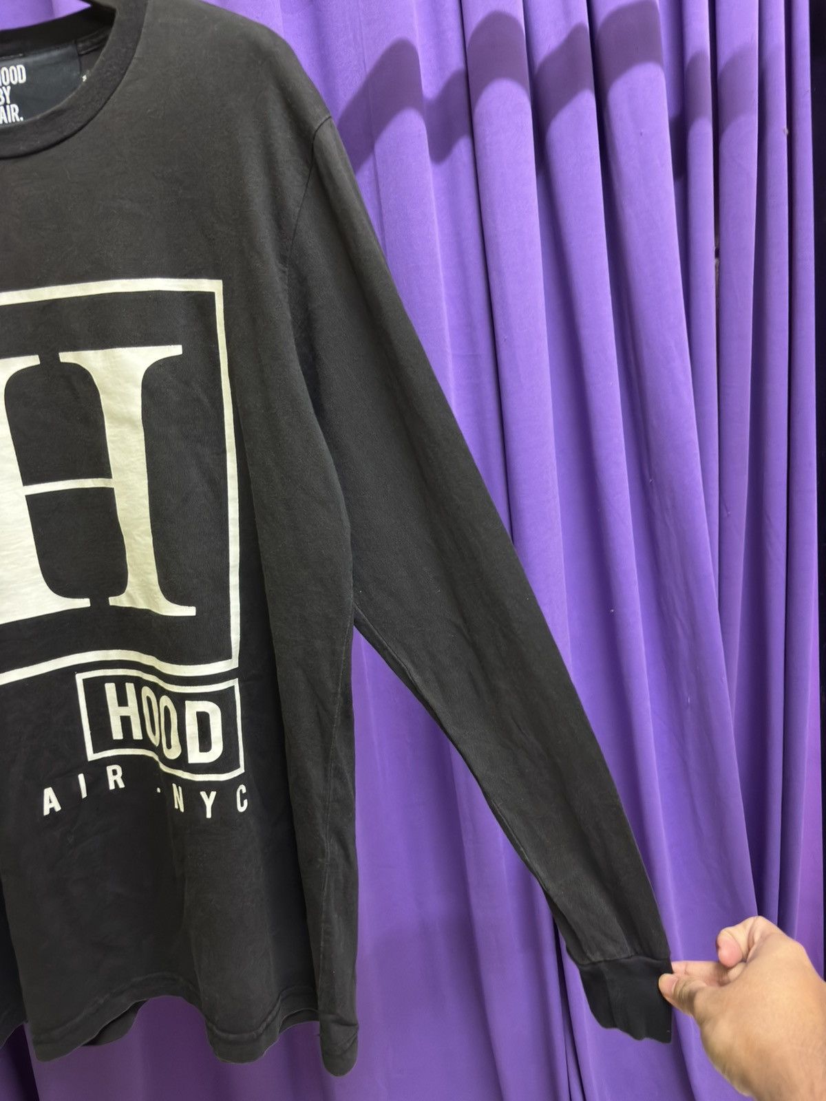 Hood By Air HOOD BY AIR HBA playboi carti nyc hood rare long sleeve Size US M / EU 48-50 / 2 - 6 Thumbnail