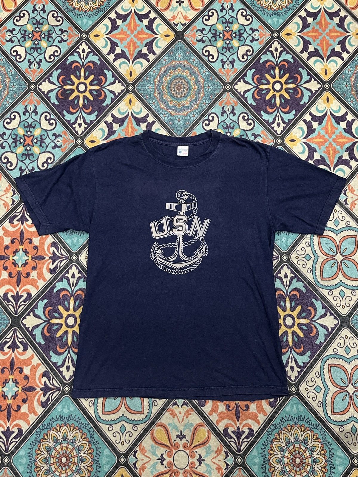 Buzz Rickson's Vintage Buzz Rickson’s USN Made in USA T-Shirt Size US L / EU 52-54 / 3 - 11 Thumbnail