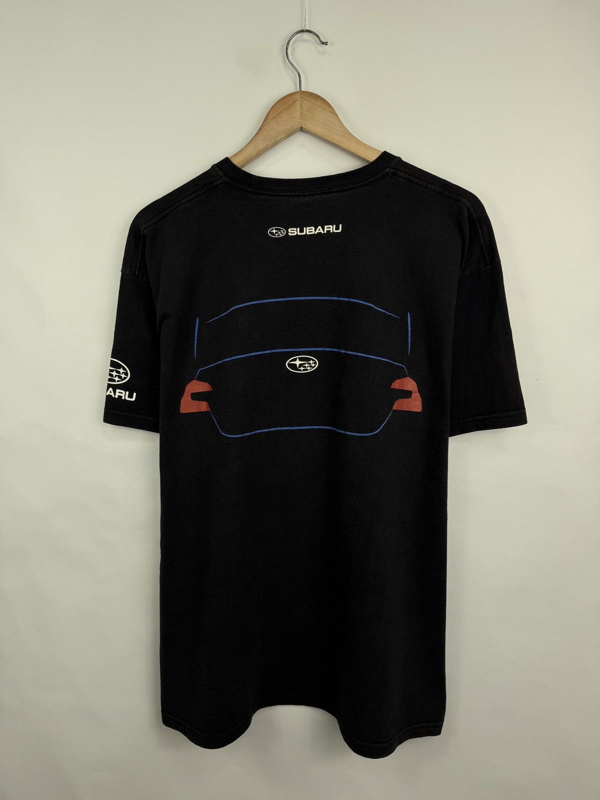 Honda 🇺🇸 Vintage 90s Subaru Proud of Boxer Motul Racing T-Shirt 555 Size US XL / EU 56 / 4 - 8 Thumbnail