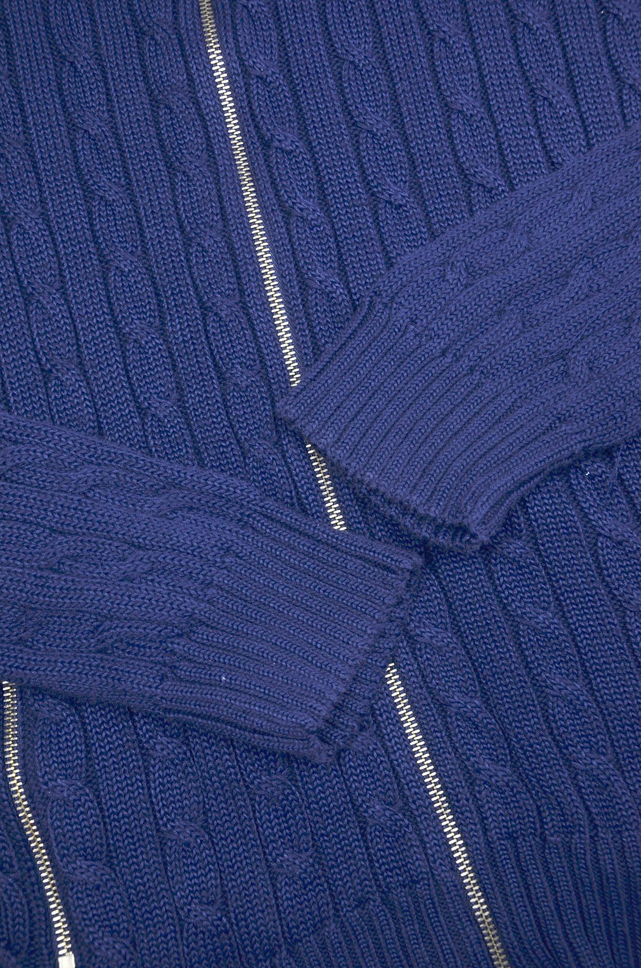 Lauren Ralph Lauren × Ralph Lauren LAUREN RALPH LAUREN Knit Zip Blue Jacket Size S / US 4 / IT 40 - 3 Thumbnail