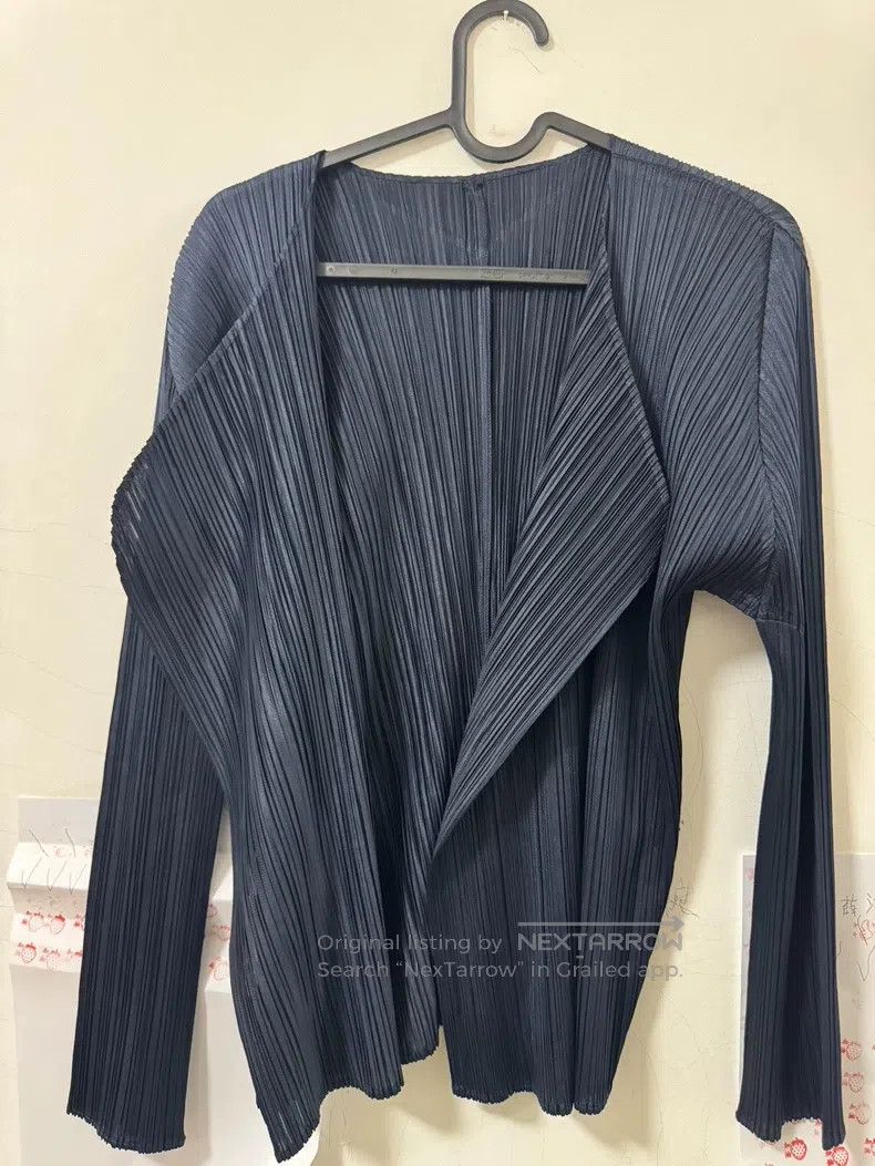 Issey Miyake Issey Miyake Dark Blue Jacket Size L / US 10 / IT 46 - 1 Thumbnail