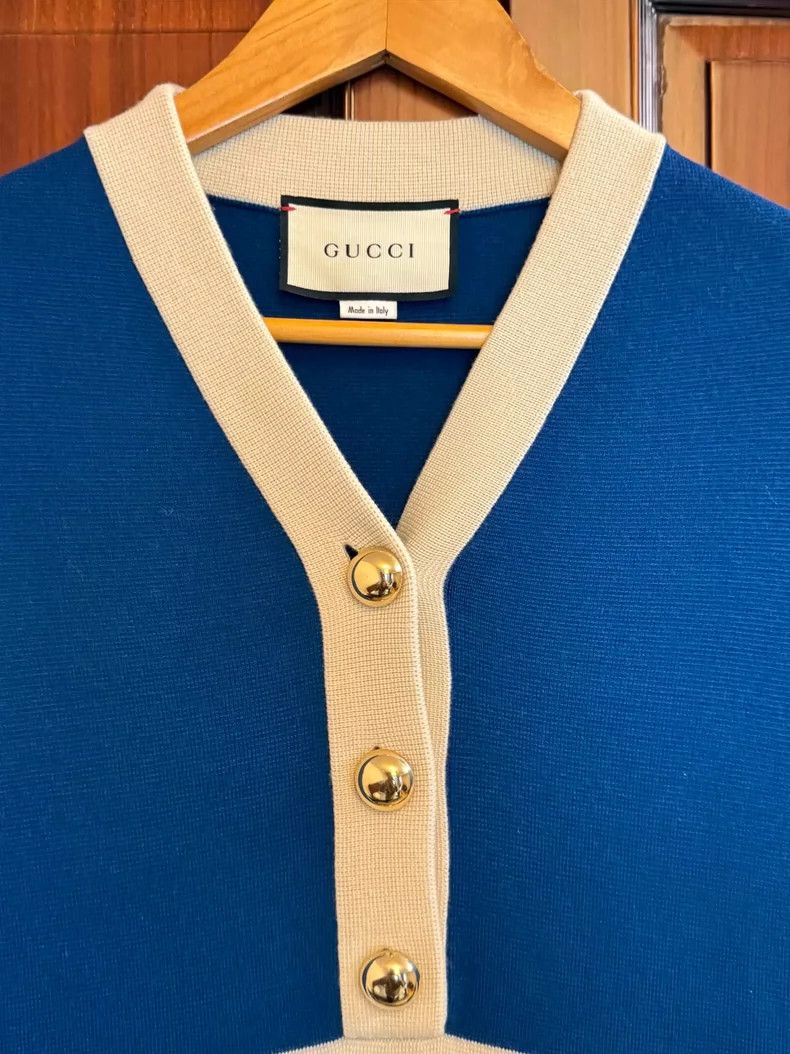 Gucci Gucci Blue knitted dress 2504-Nextarrow Size XS / US 0-2 / IT 36-38 - 5 Thumbnail