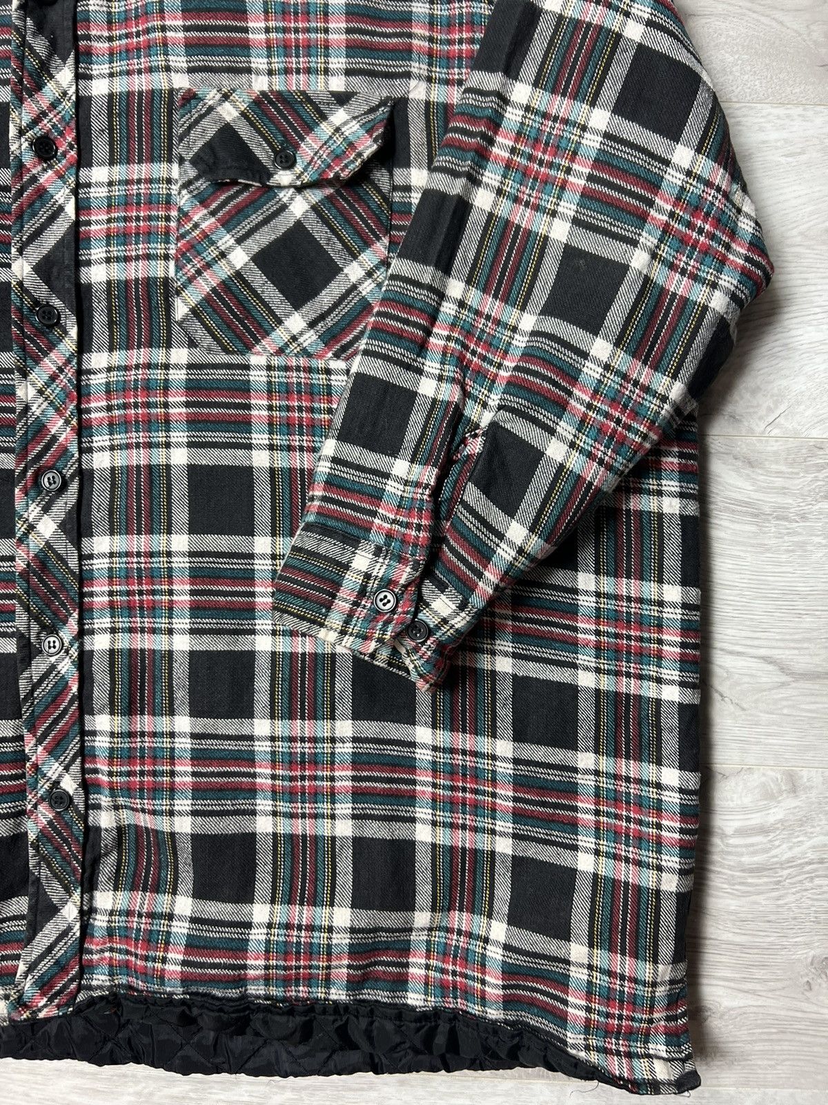 Dickies Vintage Dickies Checked Paded Over Shirt 3/4 Sleeve Jacket Size US XXL / EU 58 / 5 - 5 Thumbnail