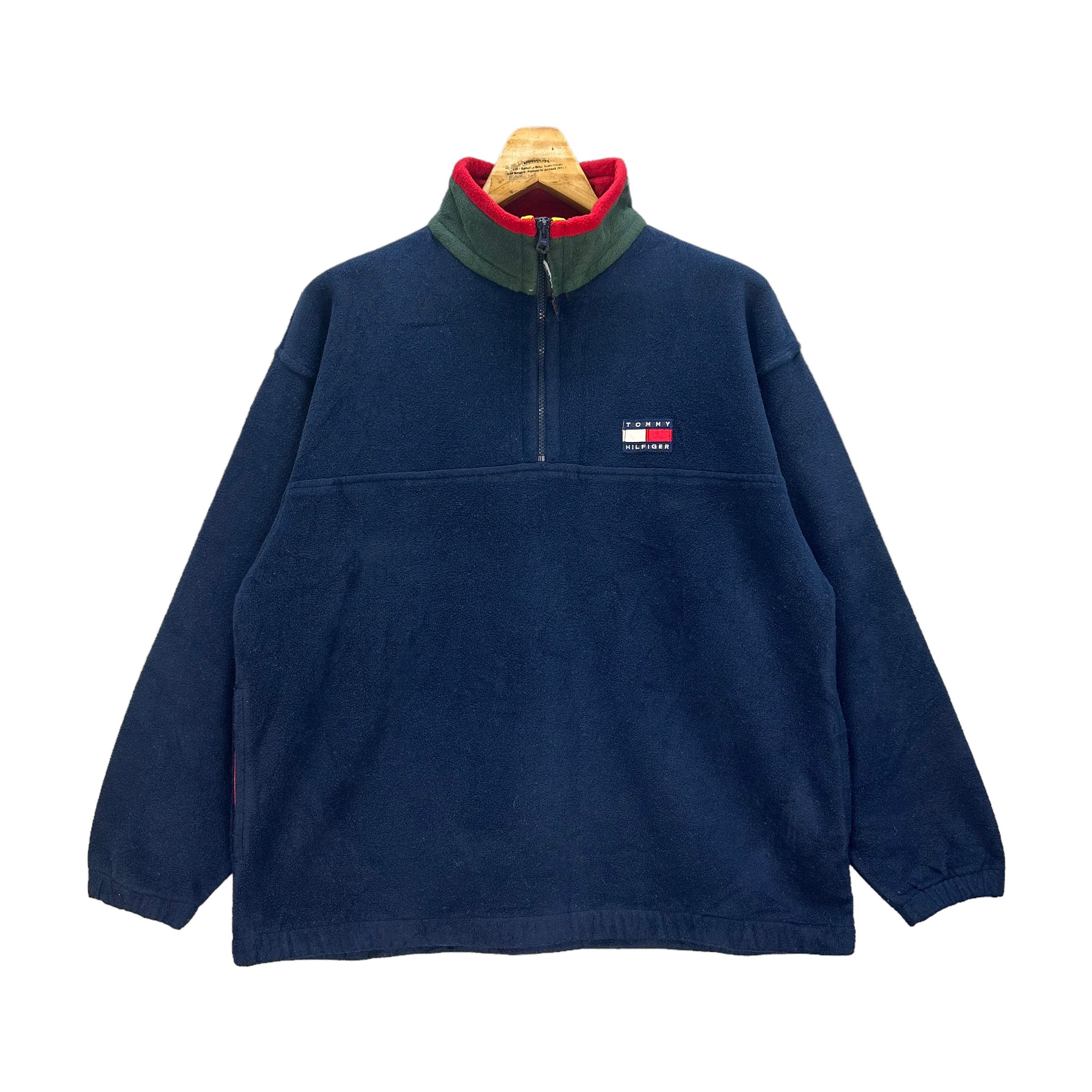 Tommy Hilfiger TOMMY HILFIGER HALF ZIP TURTLE NECK FLEECE #8238-213 Size US M / EU 48-50 / 2 - 1 Thumbnail