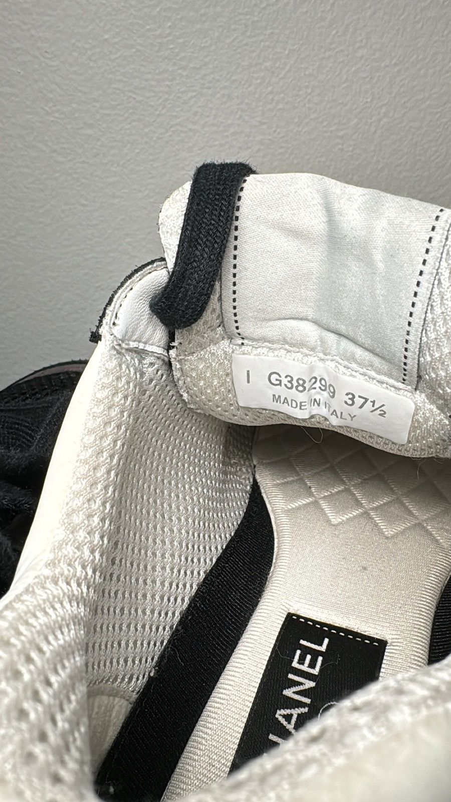 Chanel Mesh, Suede Calfskin & Grained Calfskin Black & White Size US 7.5 / IT 37.5 - 4 Thumbnail
