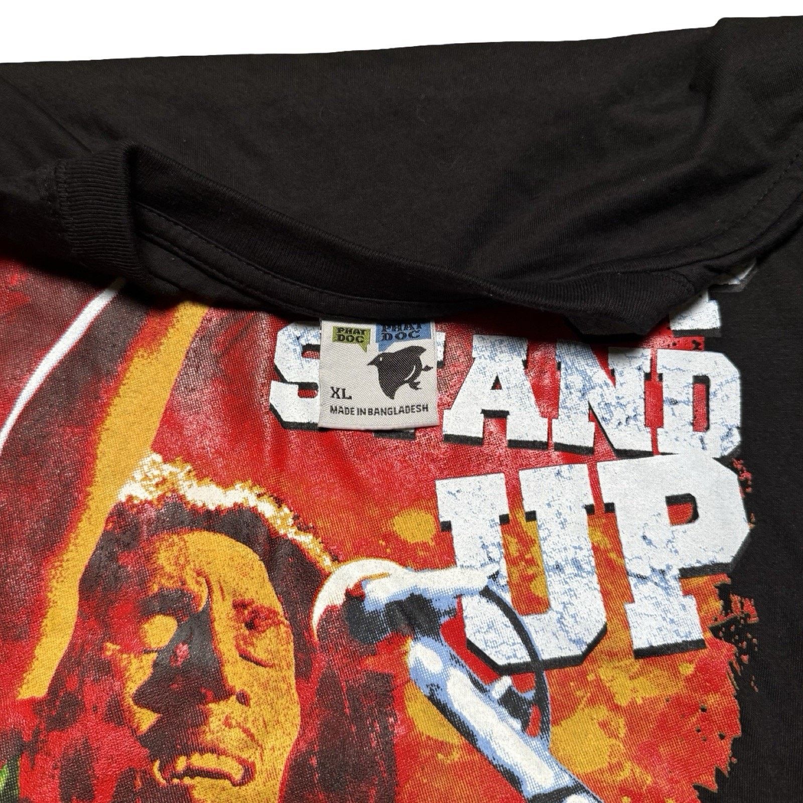 Bob Marley Vintage Y2K Bob Marley Get Up Stand Up Graphic T Shirt XL Size US XL / EU 56 / 4 - 3 Thumbnail