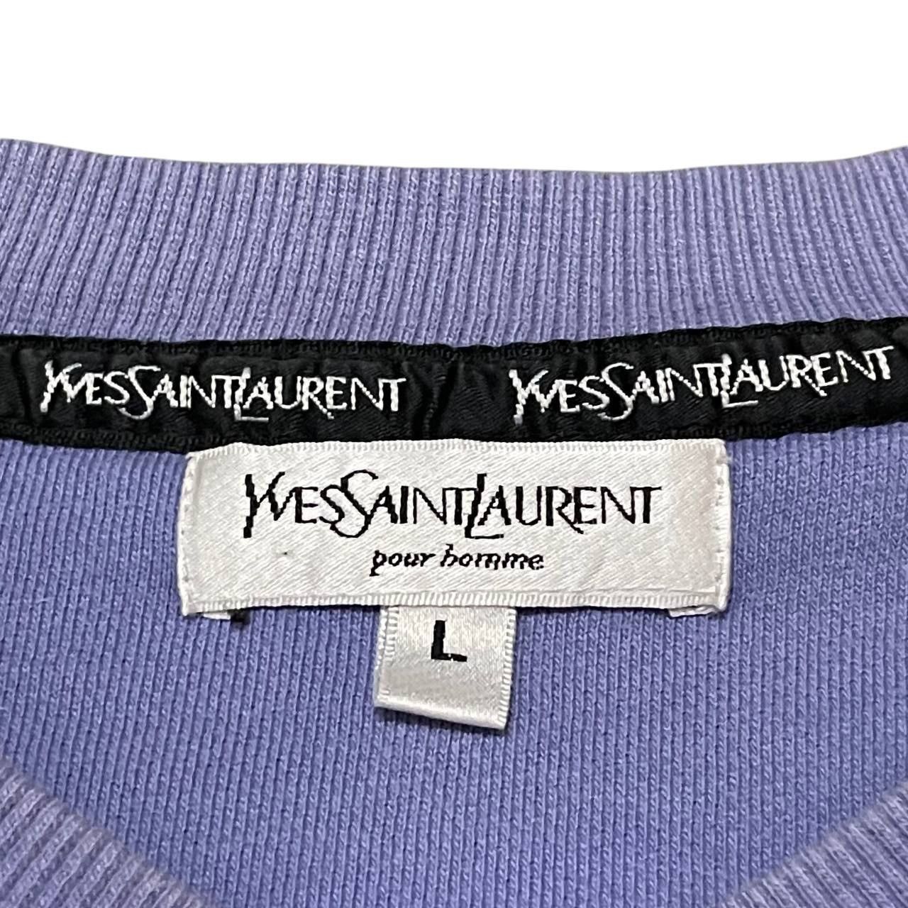 Yves Saint Laurent Vintage YSL Yves Saint Laurent Pour Homme Sweatshirt Size US M / EU 48-50 / 2 - 6 Thumbnail