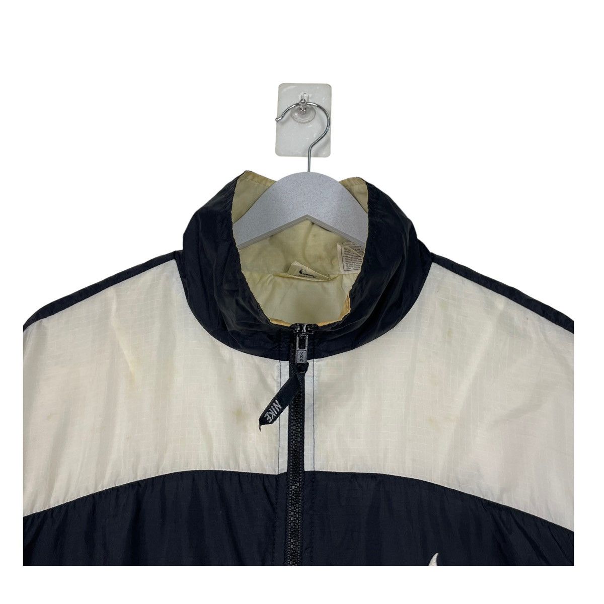 Nike × Vintage 💥90s NIKE SPORTWEAR TRACK WINDBREAKER JACKET Size US L / EU 52-54 / 3 - 4 Thumbnail
