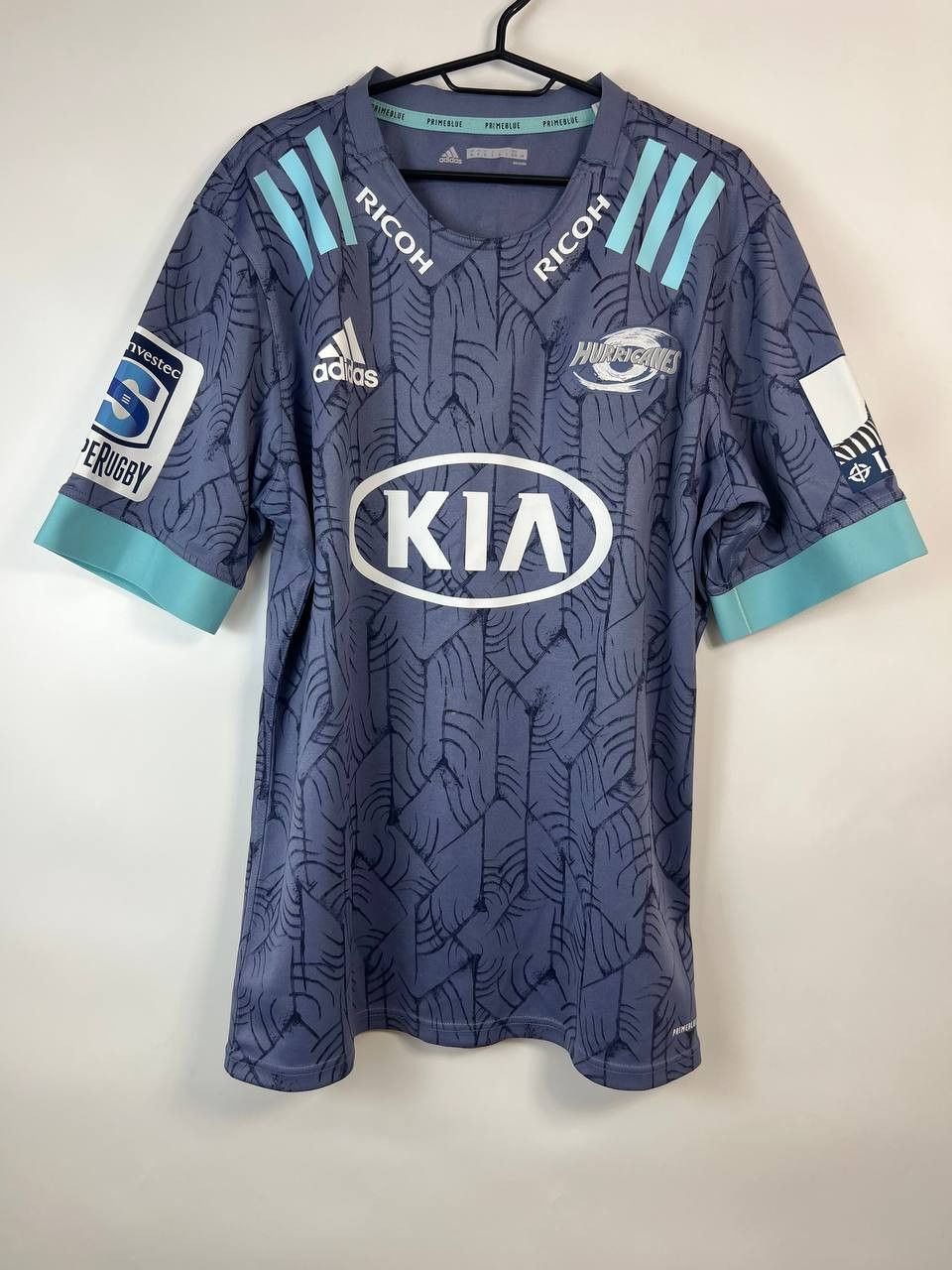 Adidas 2020 WELLINGTON HURRICANES SUPER RUGBY UNION JERSEY ED7935 Size US XL / EU 56 / 4 - 1 Thumbnail