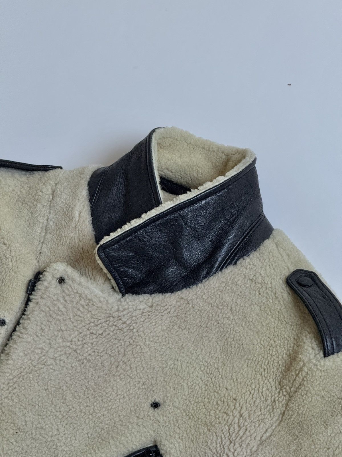 3.1 Phillip Lim Lamb Shearling Blouson / Bomber / Biker Jacket Size US L / EU 52-54 / 3 - 9 Thumbnail