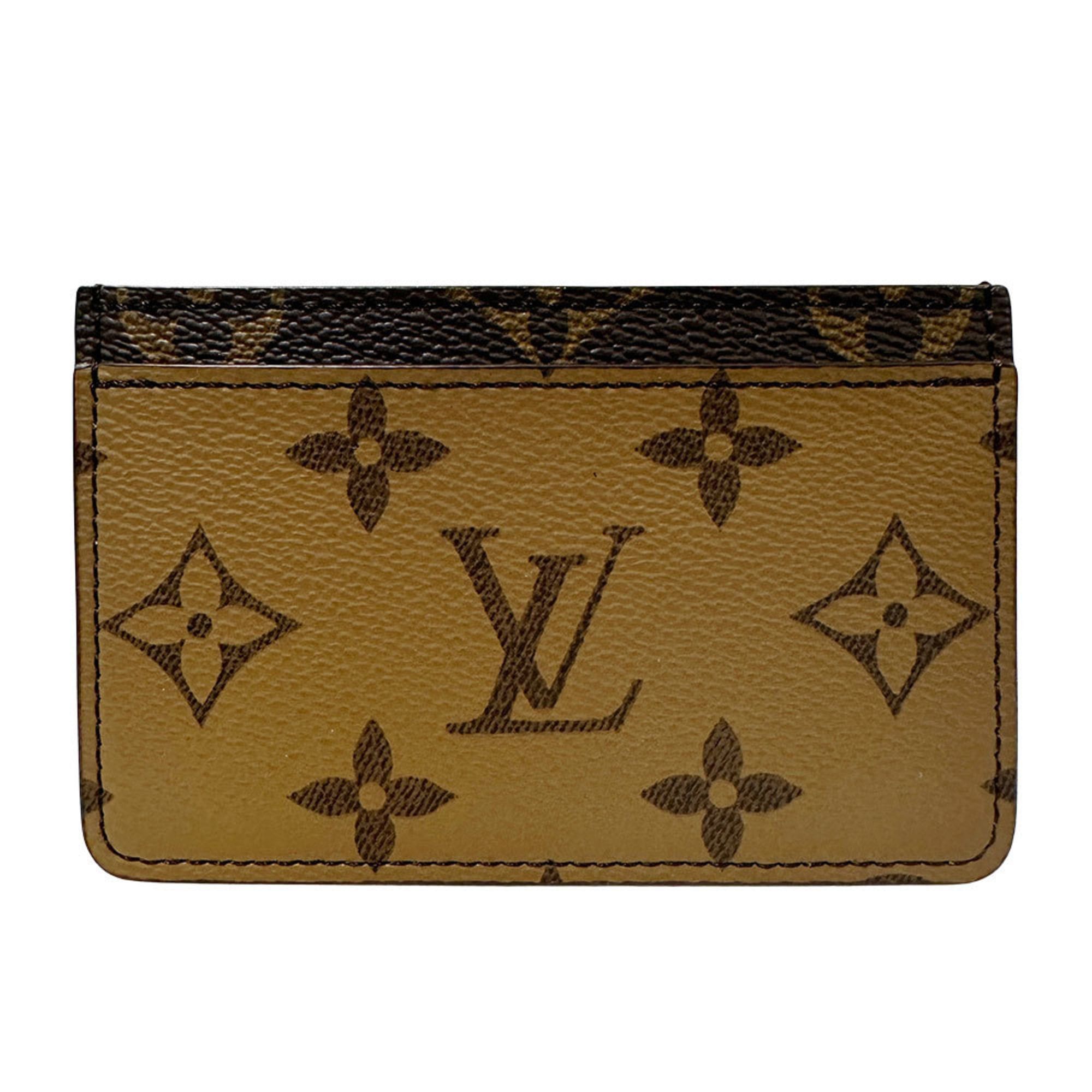 Louis Vuitton Monogram Canvas Porte Carte Sample Card Case Reverse for Men and Women M69161