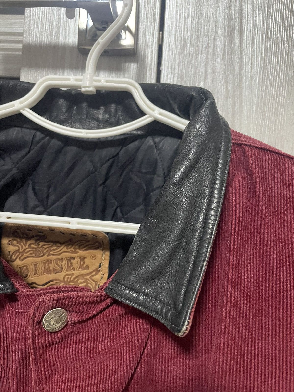 Diesel Vintage Rare Diesel Corduroy Distressed Jacket Velvet Size US L / EU 52-54 / 3 - 7 Thumbnail