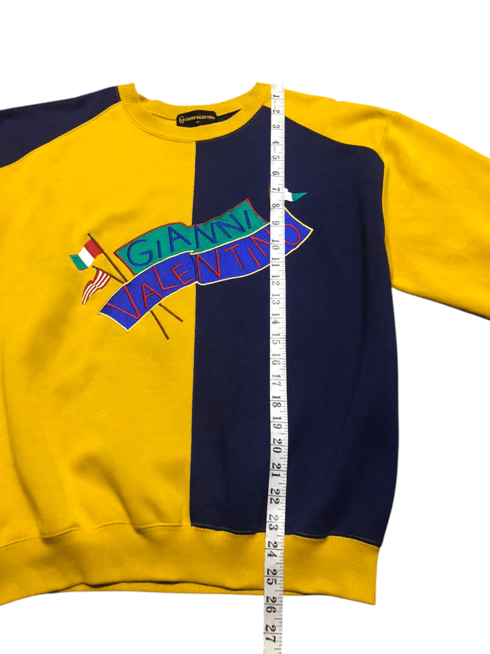 Gianni Valentino Vintage Gianni Valentino Embroidery SpellOut Logo Sweatshirt Size US M / EU 48-50 / 2 - 15 Thumbnail