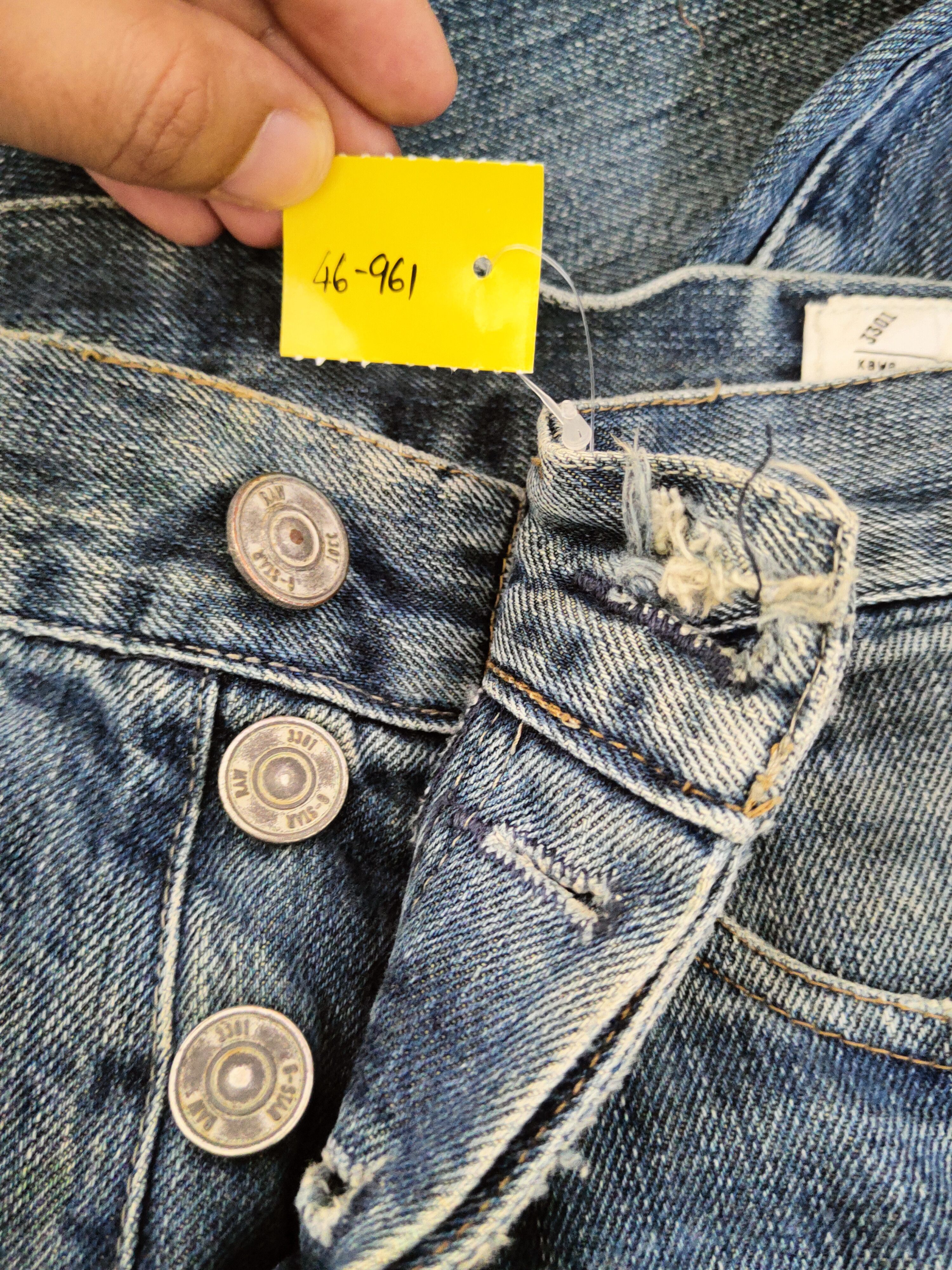 G-Star DL G-star Raw Blue Distressed Ripped Jeans #46-961 Size US 28 / EU 44 - 16 Thumbnail