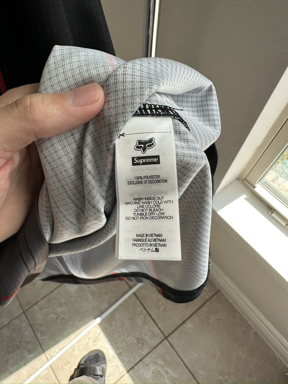Fox Racing × Supreme DMX Moto Jersey Black Size US XXL / EU 58 / 5 - 9 Thumbnail