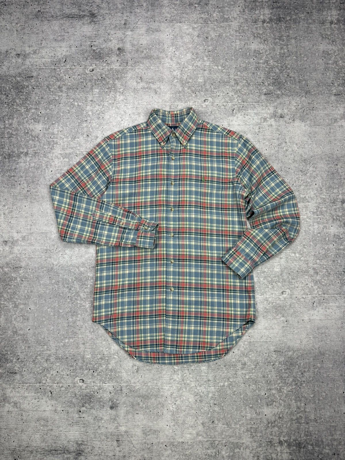 Polo Ralph Lauren × Vintage Vintage Y2K Style Ralph Lauren Plaid Checkered Flannel Shirt Size US S / EU 44-46 / 1 - 1 Thumbnail