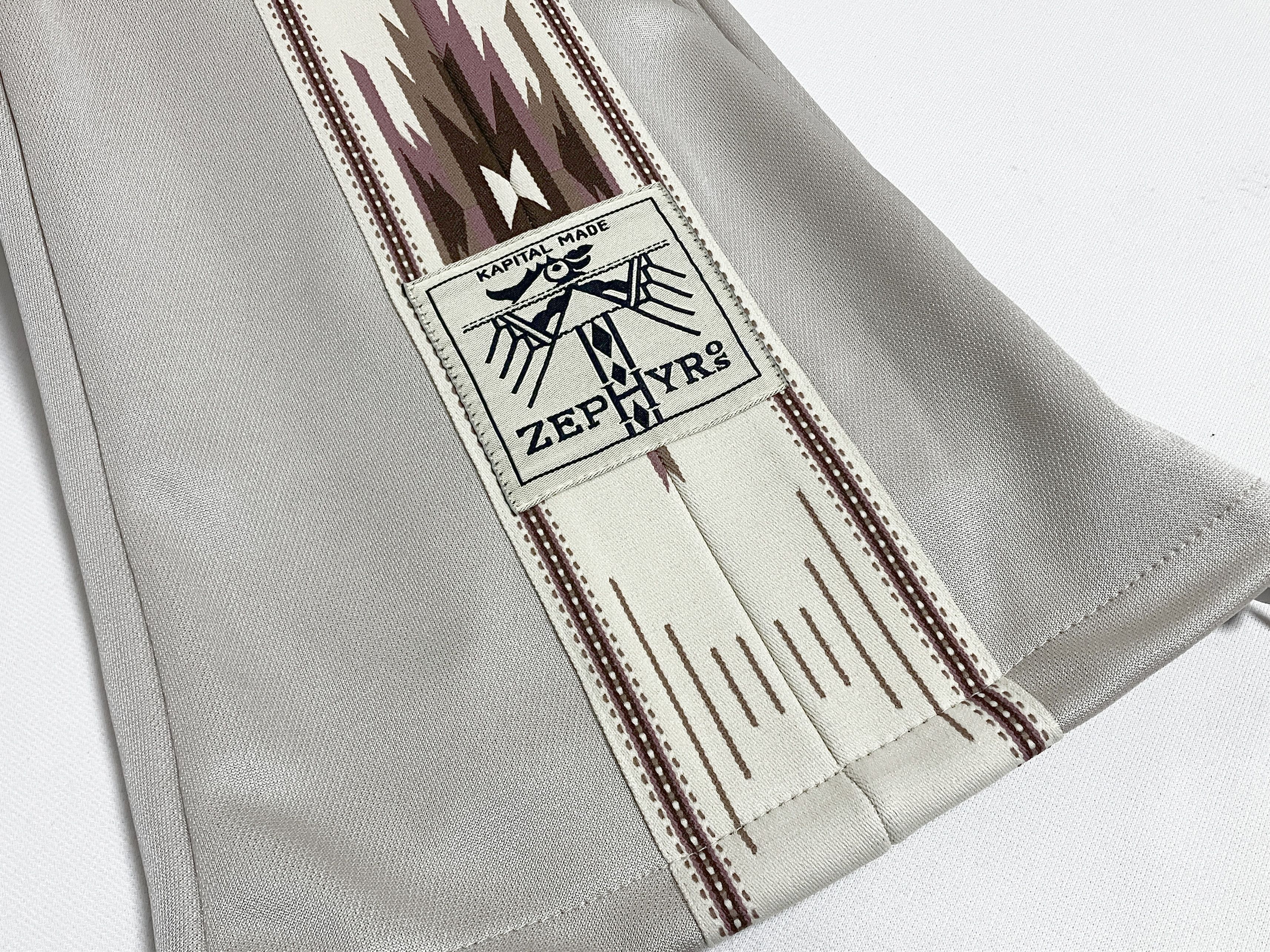 Kapital KAPITAL smooth jersey KOCHI & ZEPHYR track pants new beige Size US 34 / EU 50 - 6 Thumbnail