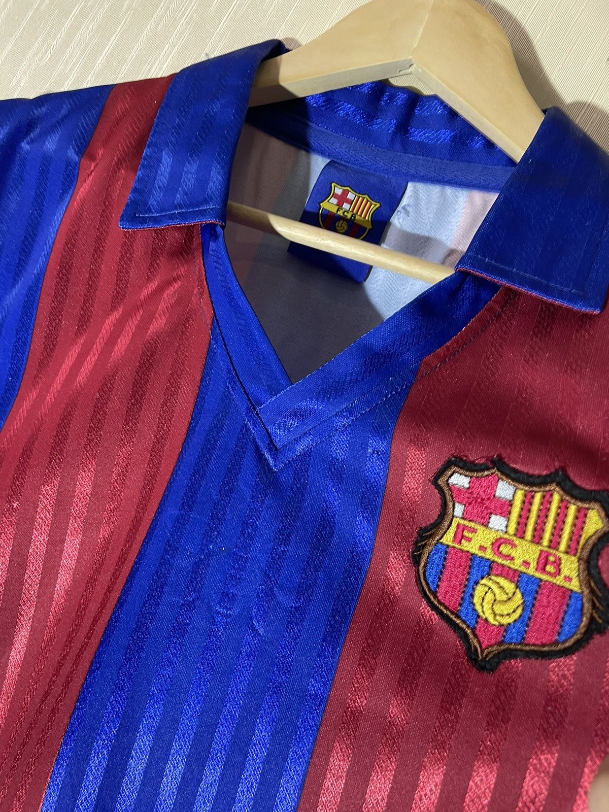 Vintage Barcelona score draw retro jersey vintage Size US M / EU 48-50 / 2 - 6 Thumbnail