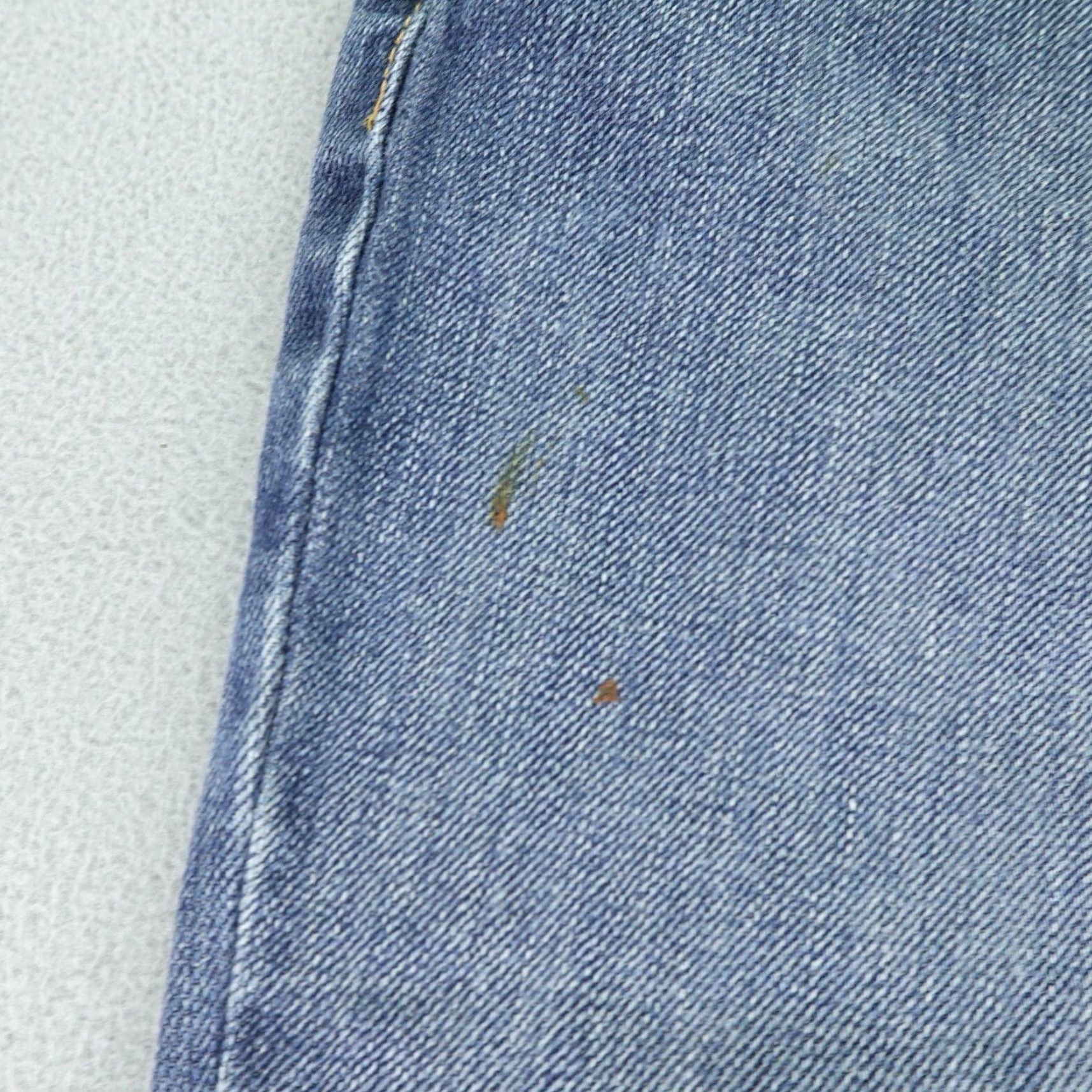 Carhartt Carhartt Jeans Mens 33x30 Blue Denim Relaxed Fit Straight Leg Utility Workwear Size US 34 / EU 50 - 5 Thumbnail