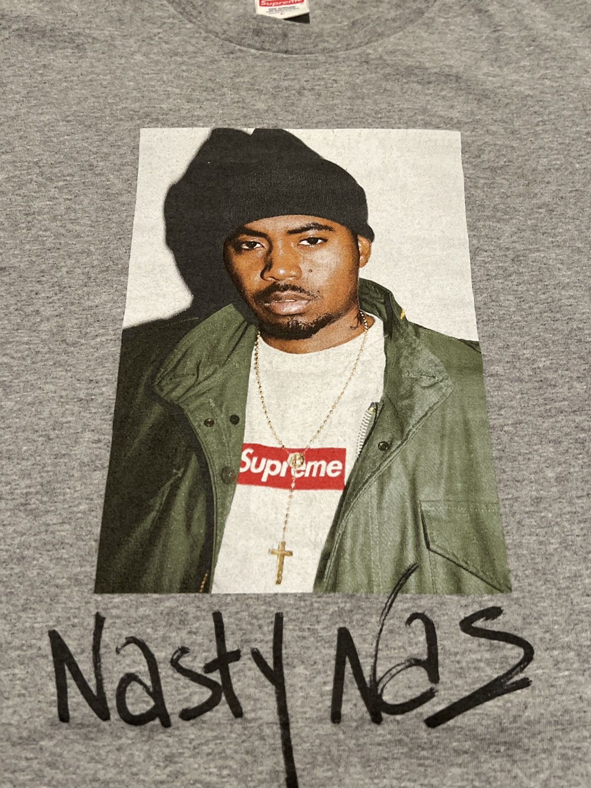 Supreme Supreme Nasty Nas Photo Tee Nas T shirt Size US L / EU 52-54 / 3 - 25 Thumbnail