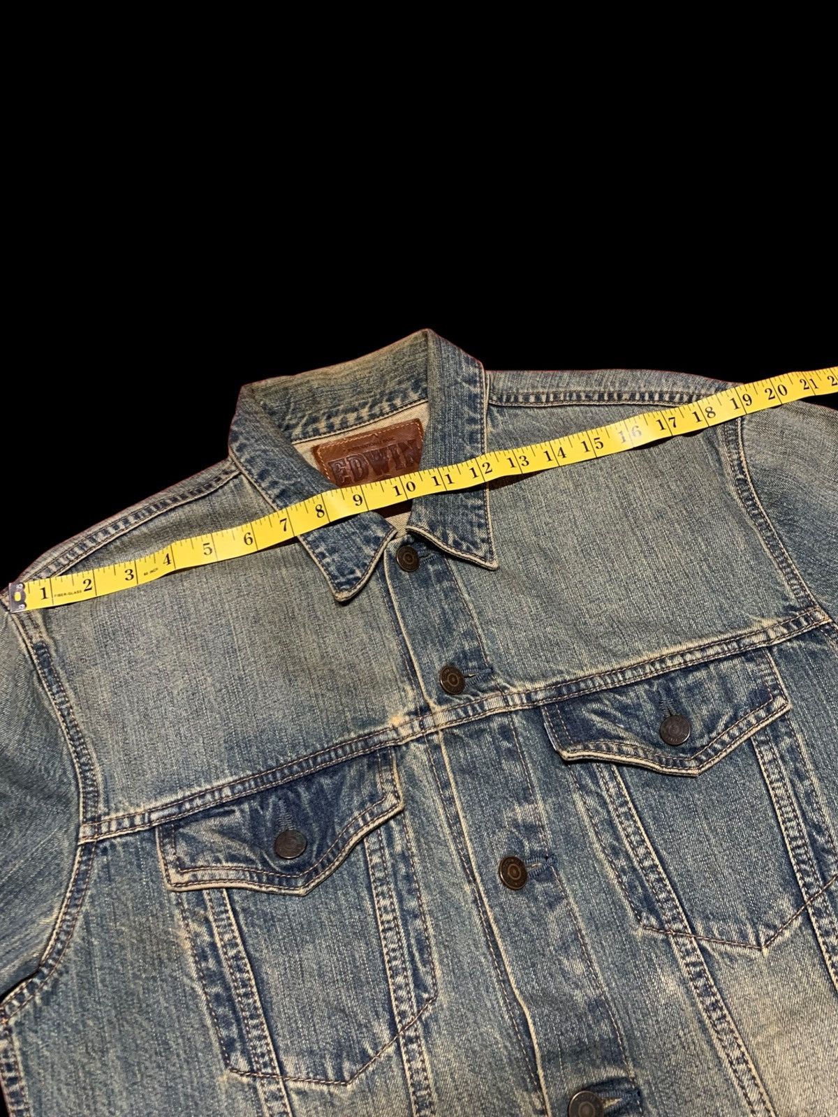 Edwin Vintage EDWIN Japanese Denim International Basic jacket Size US L / EU 52-54 / 3 - 9 Thumbnail