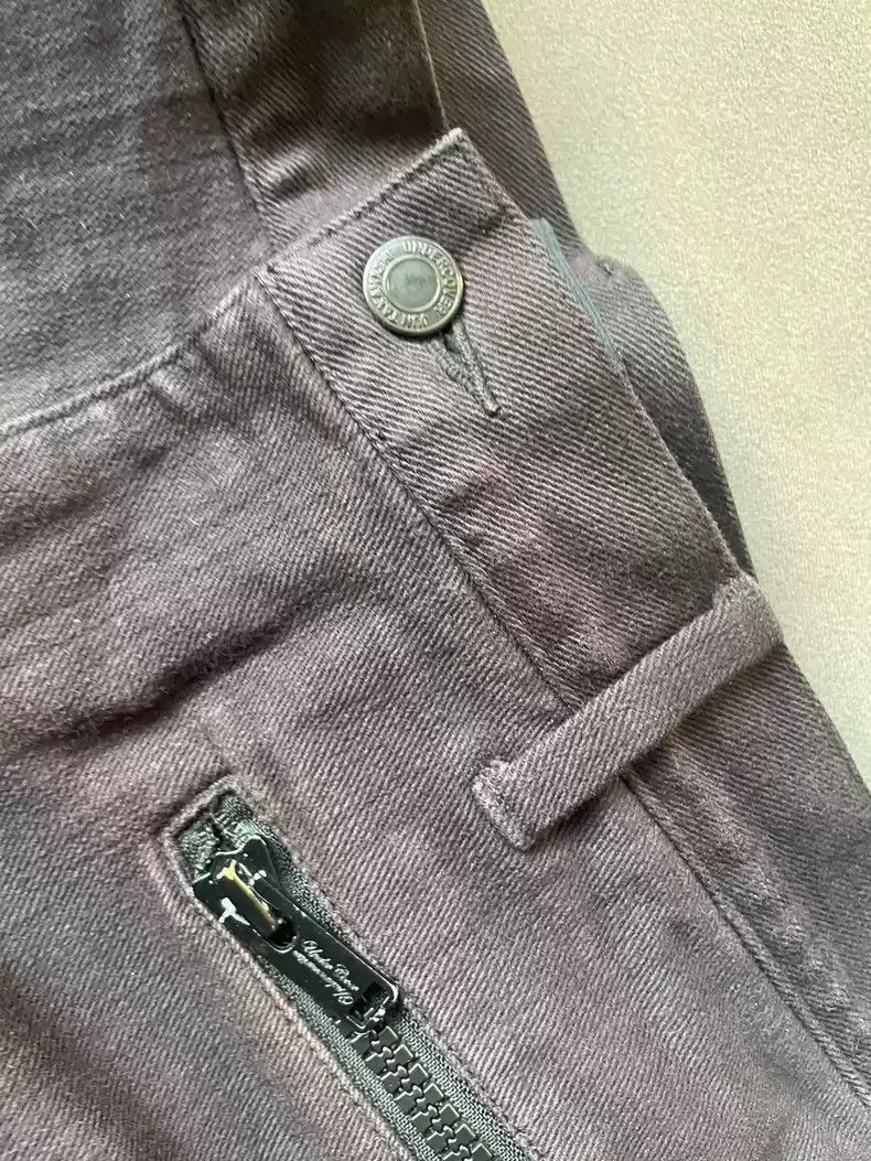 Undercover UNDERCOVER 18SS knee knife destroys slogan slim-fit punk je Size US 34 / EU 50 - 7 Thumbnail