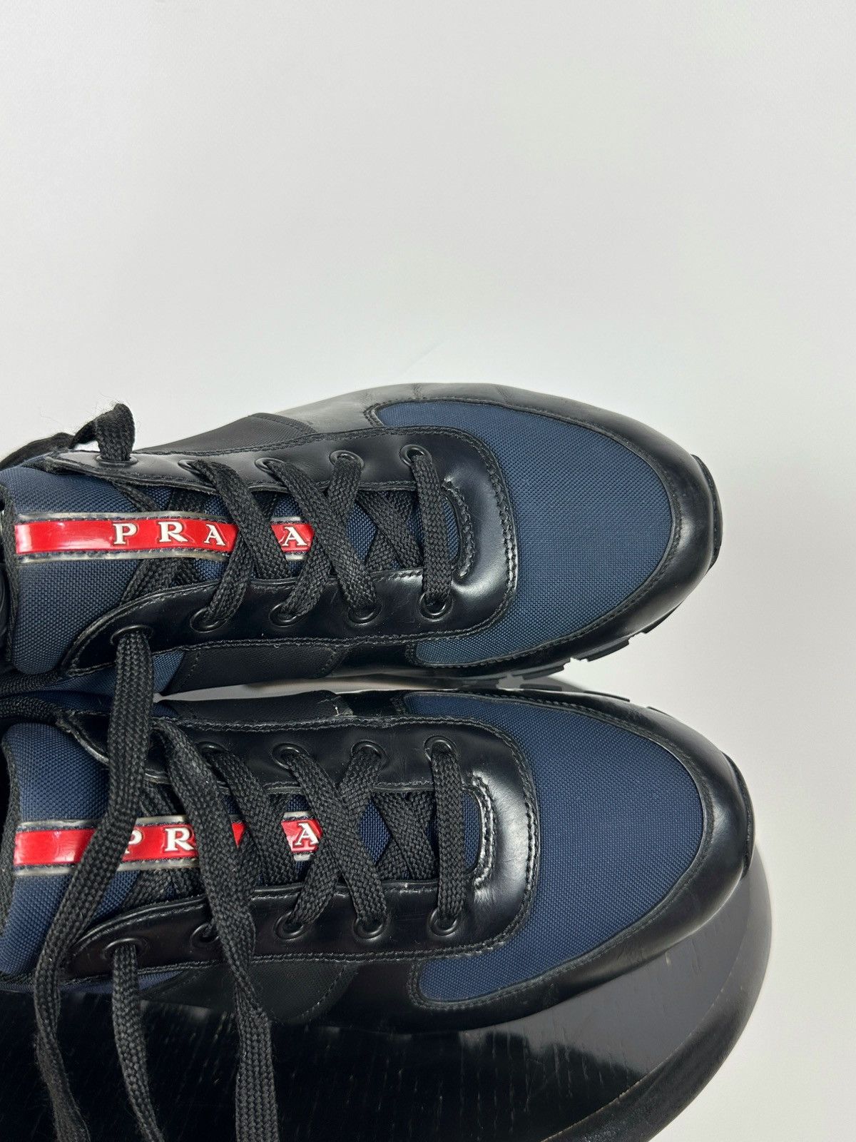 Prada Prada Matchrace Leather Sneakers Size US 7 / EU 40 - 22 Thumbnail
