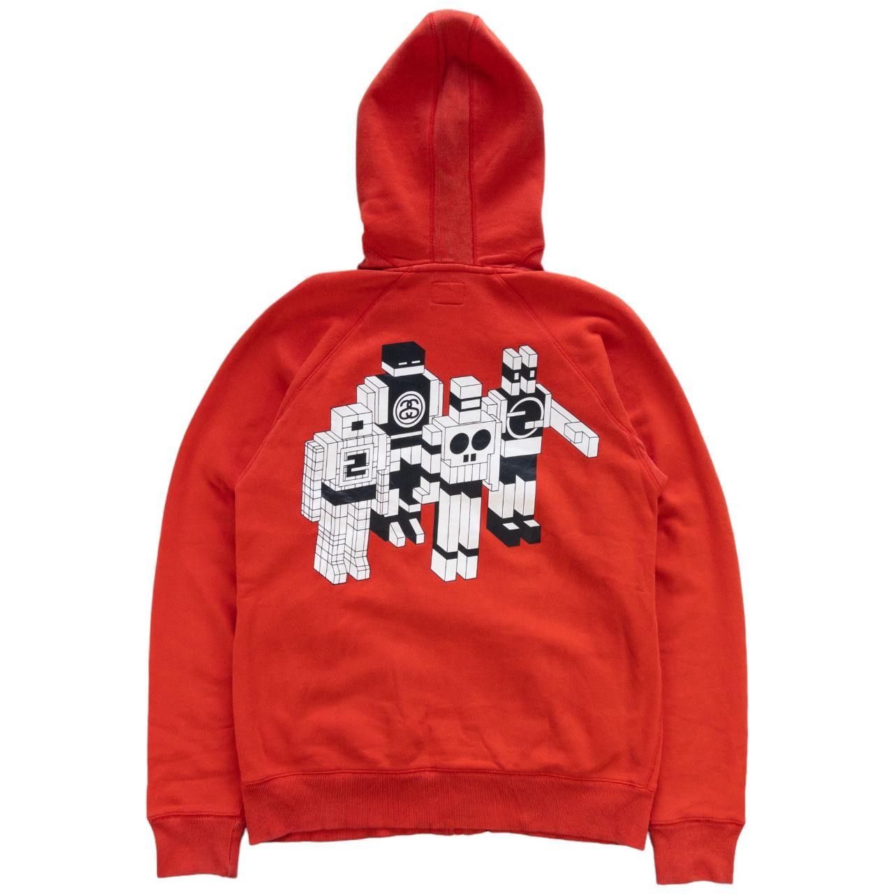 Stussy Vintage Stussy Robots Hoodie Size M Size US M / EU 48-50 / 2 - 2 Thumbnail