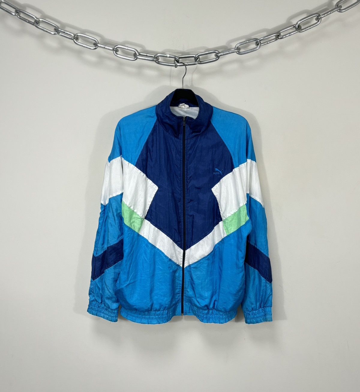 Puma Vintage Puma Tracksuit Set Nylon Y2K Retro Hype Pants/Jacket Size US M / EU 48-50 / 2 - 2 Thumbnail