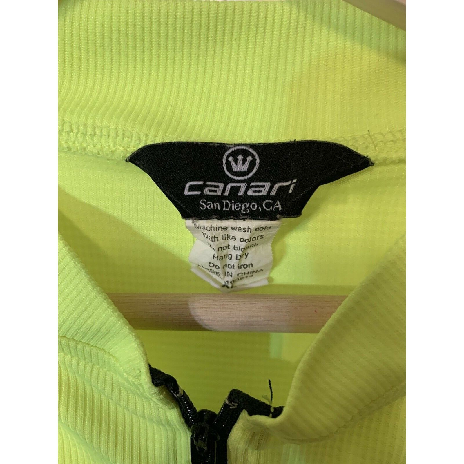 Canari Canari Bike Jersey Cycling Bib Shirt Neon Yellow Men’s Sz XL Size US XL / EU 56 / 4 - 2 Thumbnail
