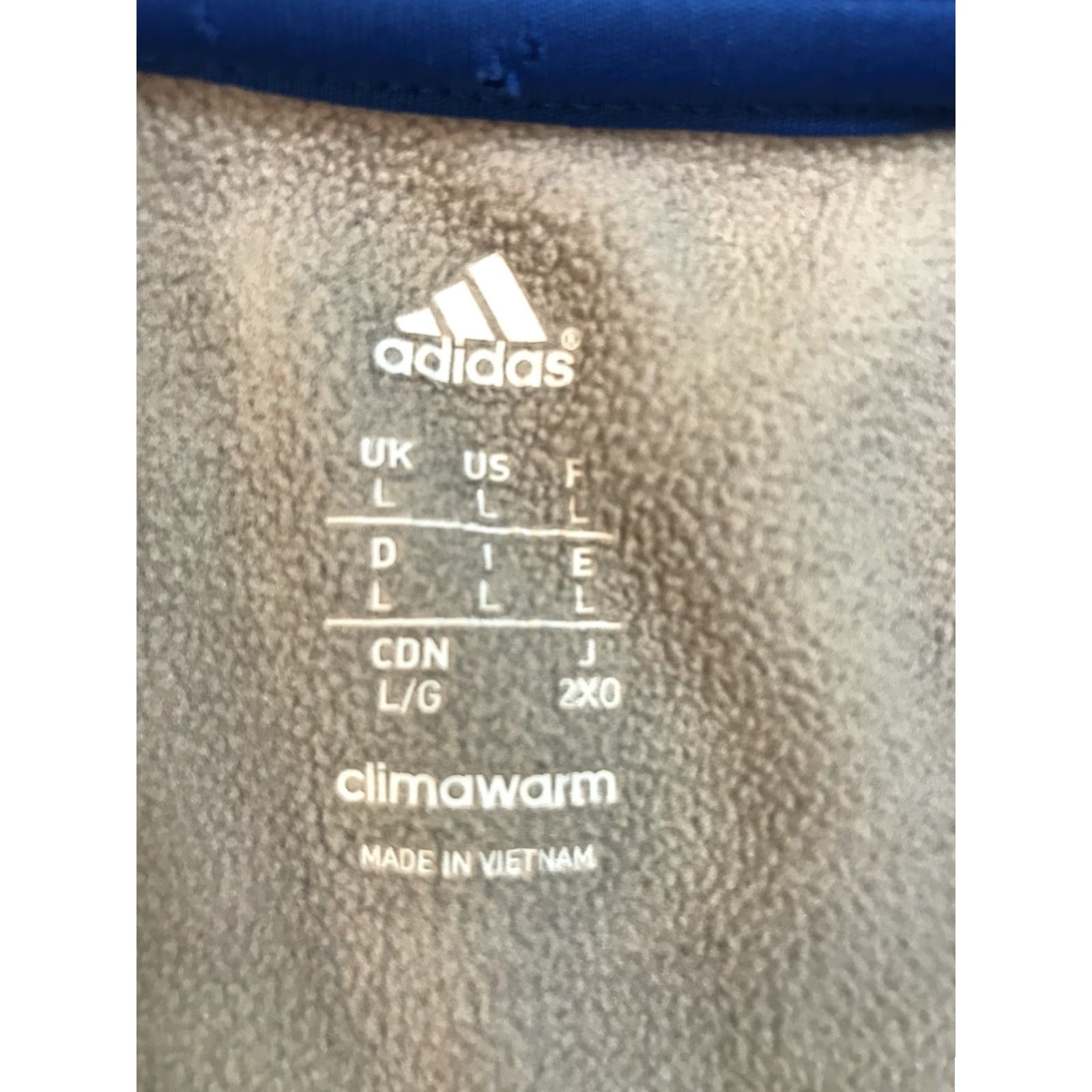 Adidas Adidas Mens Climawarm Fleece Lined Pullover Sweatshirt Sz L Logo Spell Out Pullover Sweatshirt Mens L Multicolor Blue Size US L / EU 52-54 / 3 - 2 Thumbnail