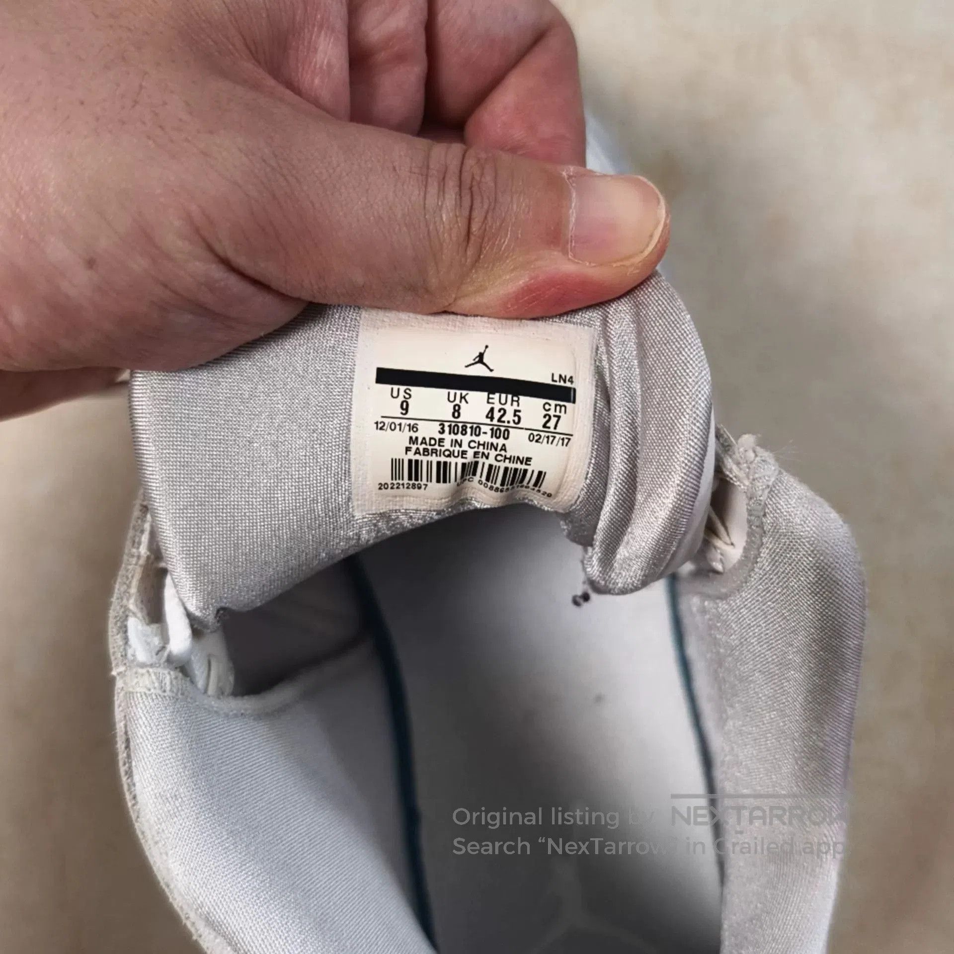 Jordan Brand Air Jordan 13 Retro Low Pure Platinum. Size US 9.5 / EU 42-43 - 7 Thumbnail