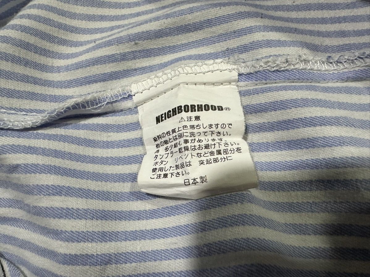 Neighborhood 🔥Aw 2010 Neighborhood Tie Sus Striped Shirt Size US L / EU 52-54 / 3 - 12 Thumbnail