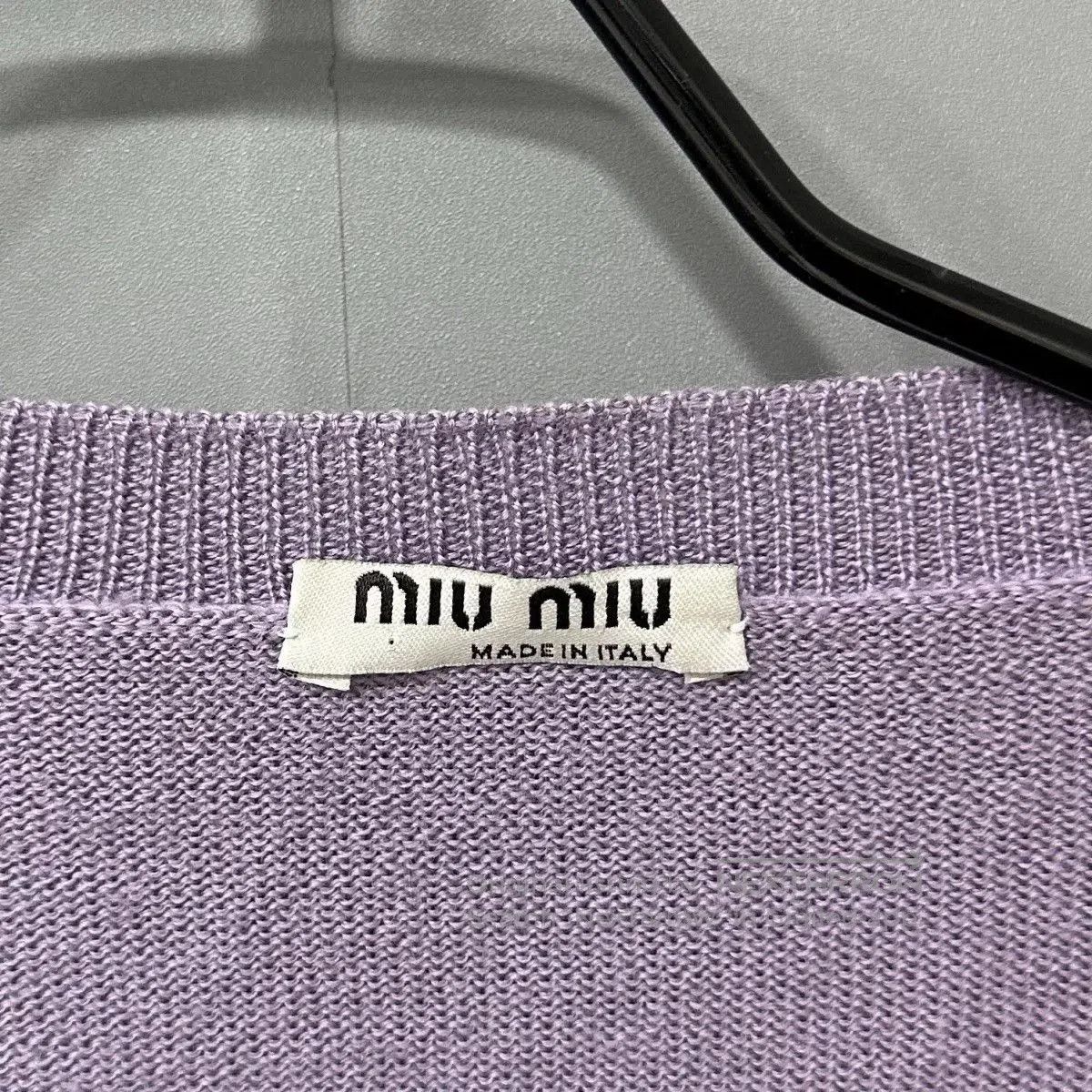 Miu Miu miumiu purple cardigan with embellishments. Size M / US 6-8 / IT 42-44 - 4 Thumbnail