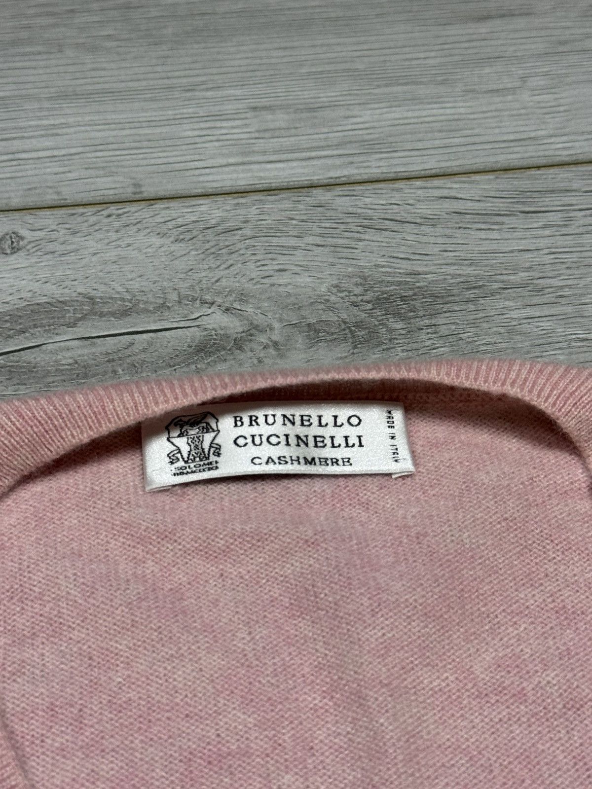 Brunello Cucinelli Brunello Cucinelli cashmere sweater v neck jumper Size US L / EU 52-54 / 3 - 4 Thumbnail