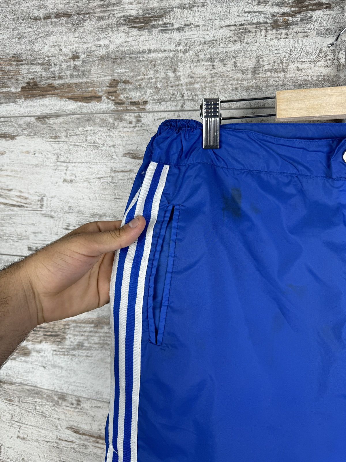 Adidas × Vintage Mens Vintage Adidas stripes pants very rare sweatpants Size US 32 / EU 48 - 2 Thumbnail