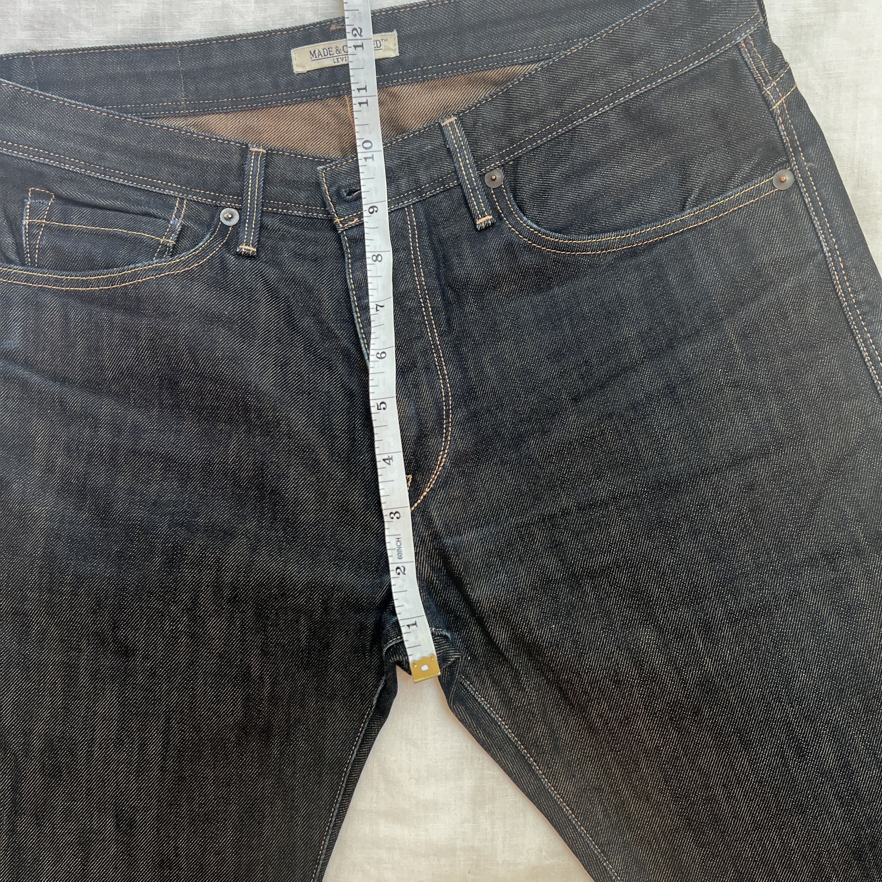Levi's Made & Crafted Levi’s Made & Crafted 30/34 Midnight Blue Denim Jeans Size US 30 / EU 46 - 9 Thumbnail