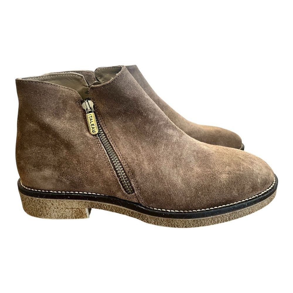 Other ITALEAU Foliana Waterproof Suede Boots Nut Brown Size EU/38 Size US 7.5 / IT 37.5 - 9 Thumbnail